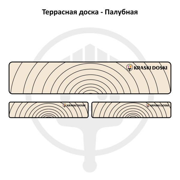 Террасная доска Палубная окрашенная 28*120*4000мм Натуральное масло Шлифованная Лиственница Экстра